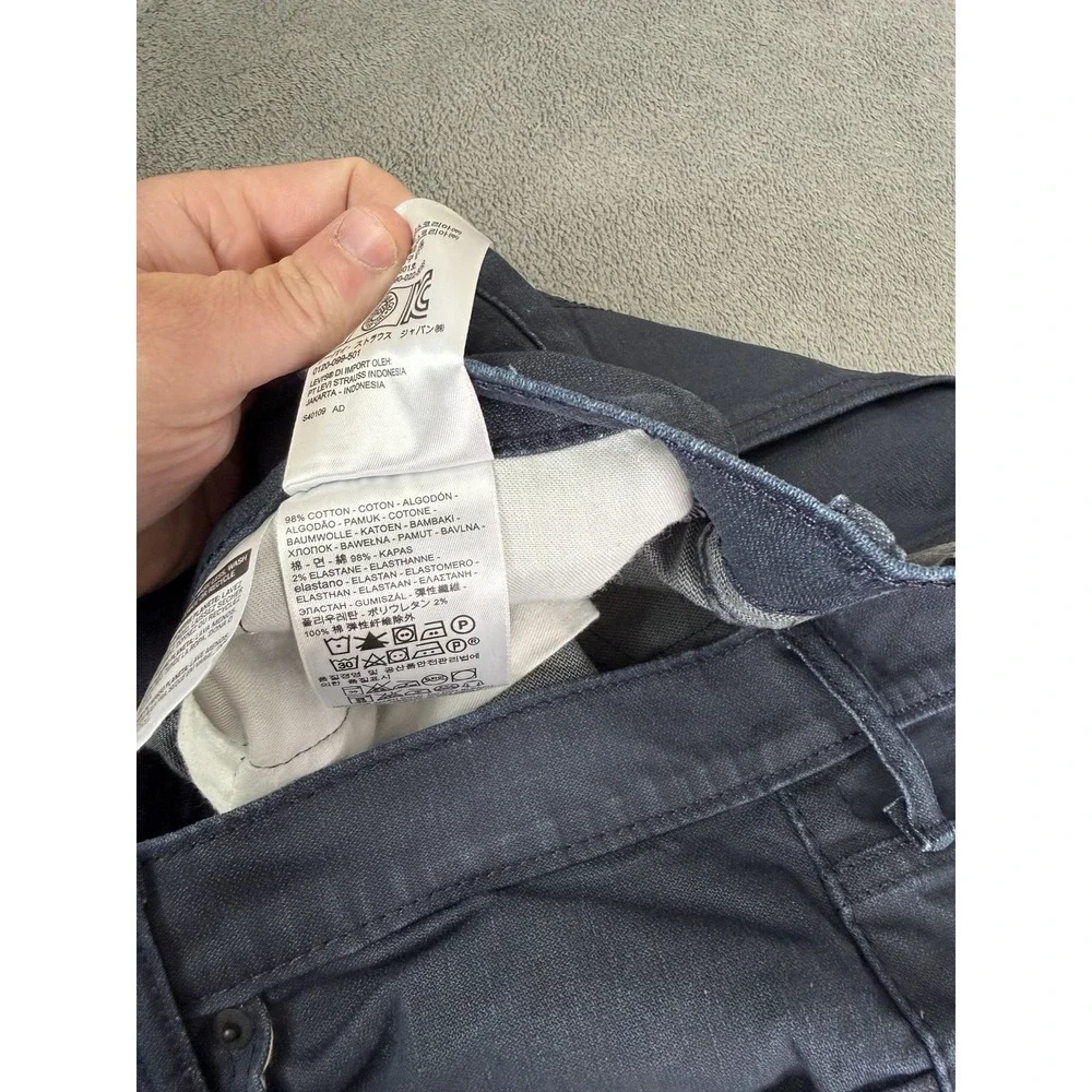 Levi's 511 Slim Straight Jeans Men's Size 38x32 Blue Dark Wash